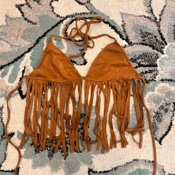 Bear Dance Other - Tan Bikini Top